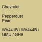 Preview: Chevrolet, Pepperdust Pearl, WA441B / WA444B / GMU / GH9.